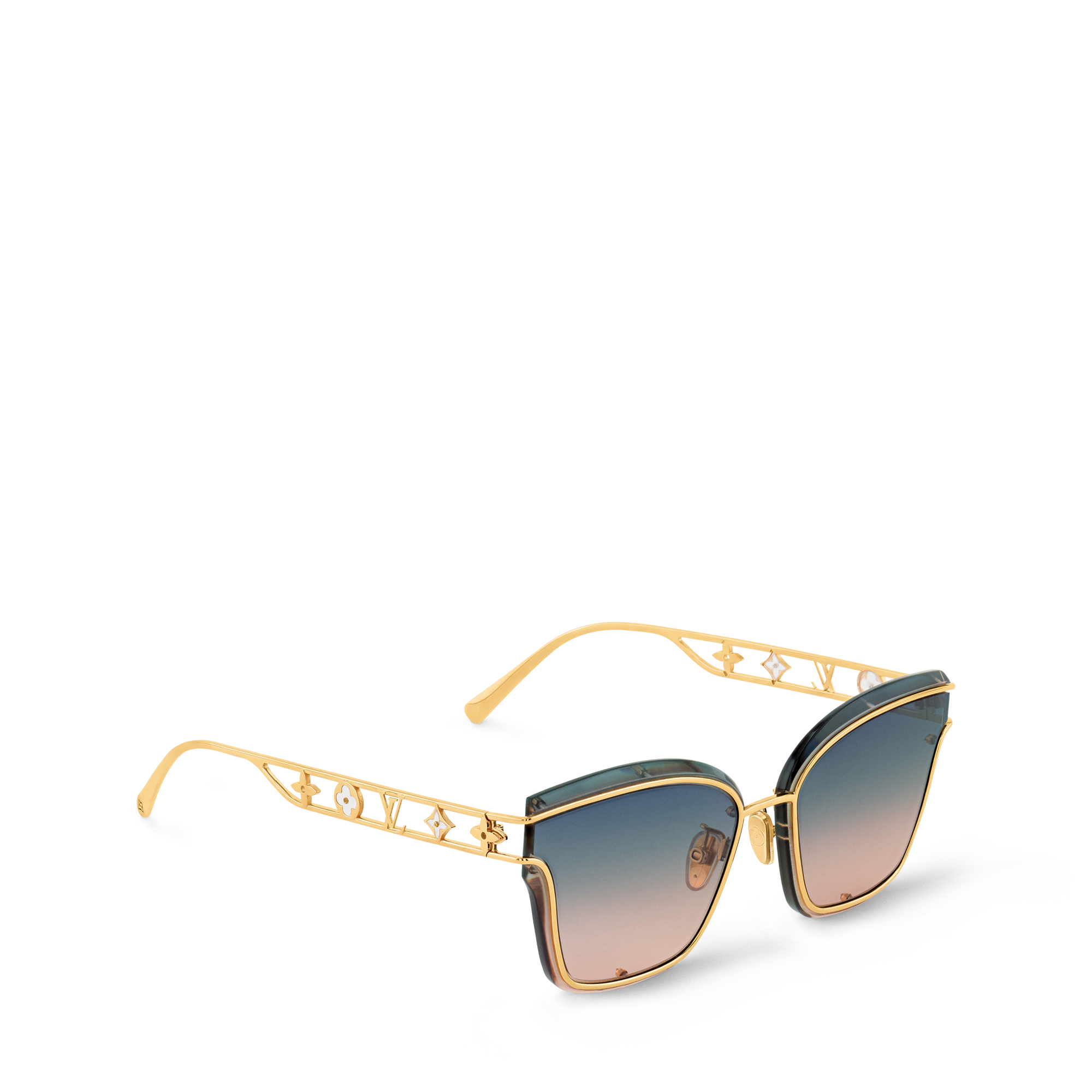 海外限定【LOUIS VUITTON】LV スプリット Cat Eye Sunglasses LV Petit Soupçon Cat Eye Sunglasses S00 - Women